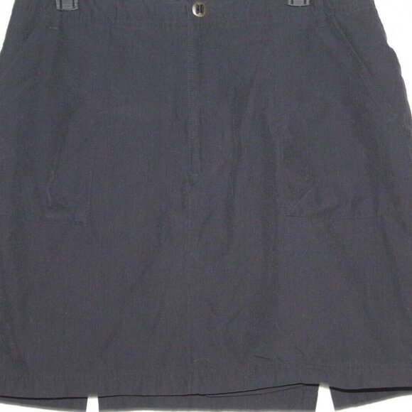 Quest womens skort size 12 black stretchy shorts lining mini hiking outdoor wear - Picture 3 of 8